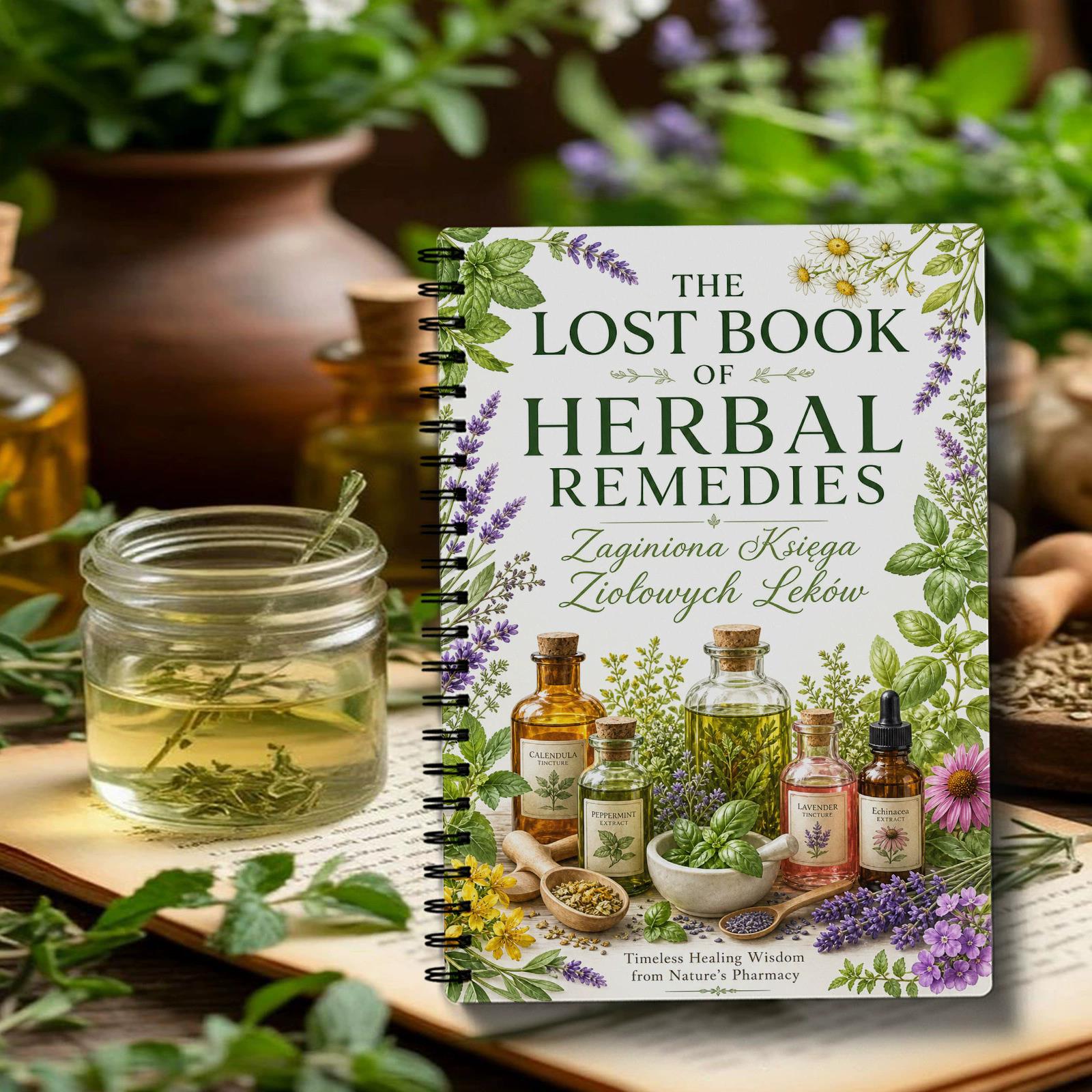 Herbal Wellness For You - Bitkisel Çözümler Spiral Defter Polonya Baskısı