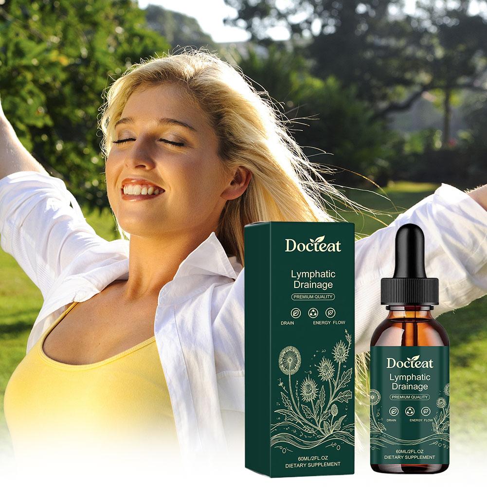 Herbal Wellness For You - 60ml Docteat Lenf Drenaj Bitkisel Damlaları,