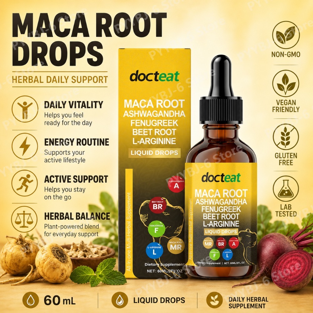Herbal Wellness Liquid - Maca Kökü, Pancar Kökü, L-Arginin Sıvı