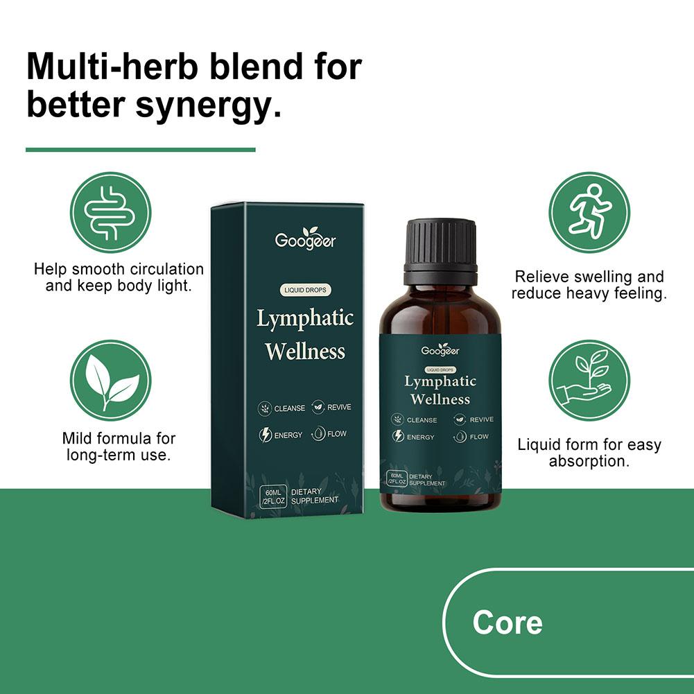 Herbal Wellness Liquid - Bitkisel Lenf Drenaj Damlaları Serum Sağlık