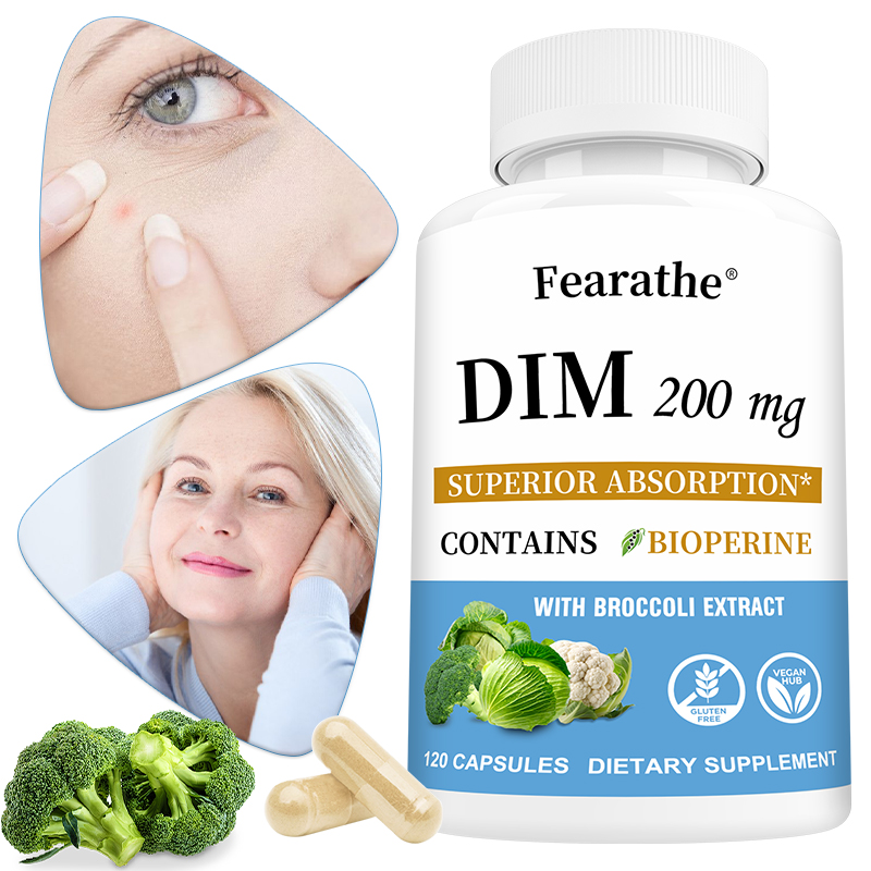 Herbal Wellness Water - BioPerine'li DIM 200mg Kapsüller, Bitkisel Takviye,