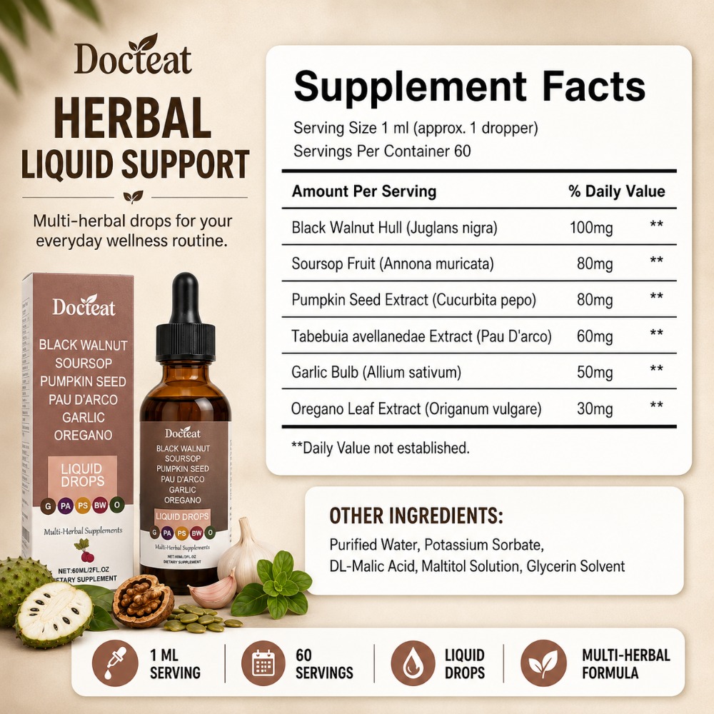Docteat Siyah Ceviz Ekşi Anana - Herbal Wellness Liquid incelemesi ve fiyatı