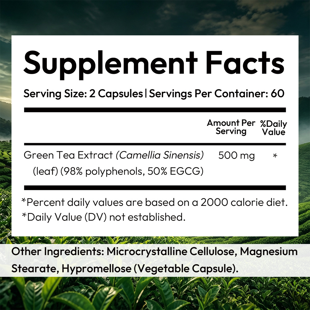 Yeşil Çay Ekstraktı - EGCG 500 - Herbal Wellness Water incelemesi ve fiyatı